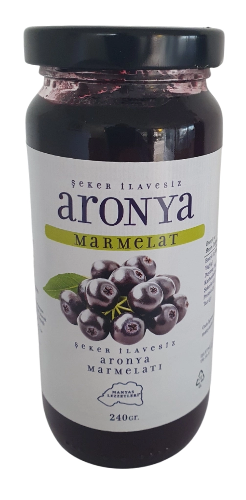 Aronya Marmelatı Şeker İlavesiz 240 Gr.