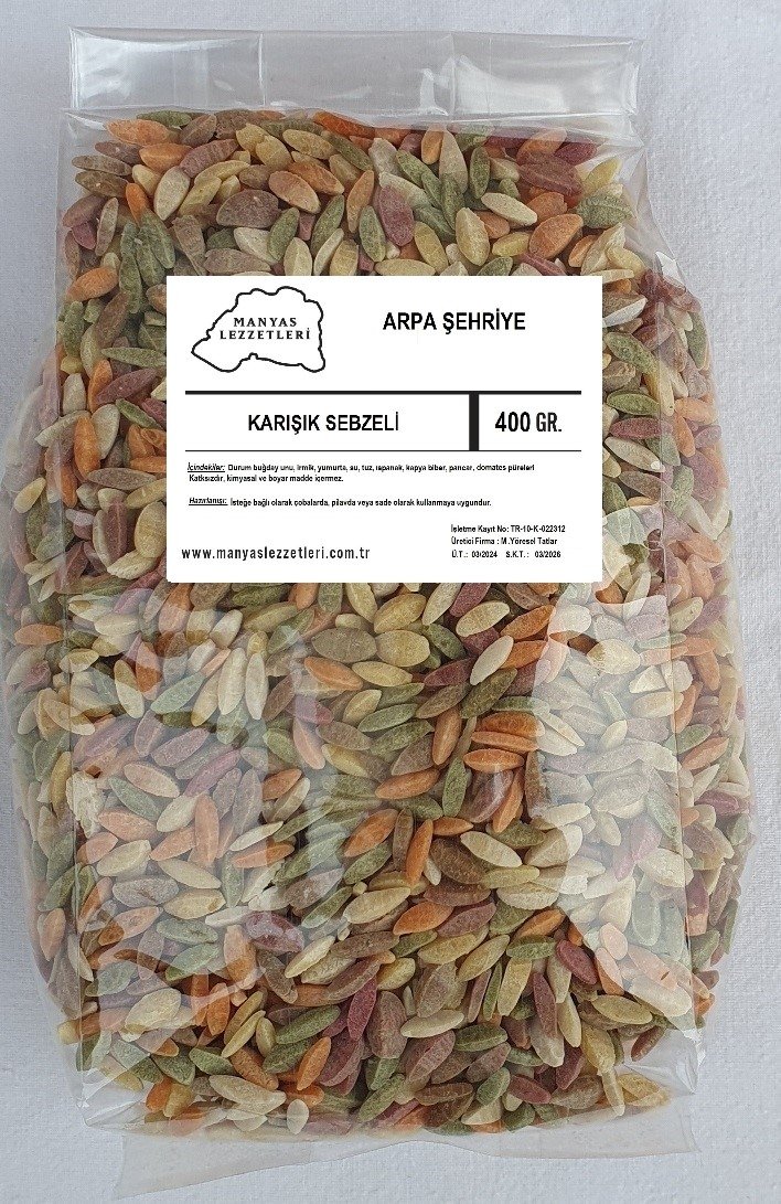 Karışık Sebzeli Arpa Şehriye